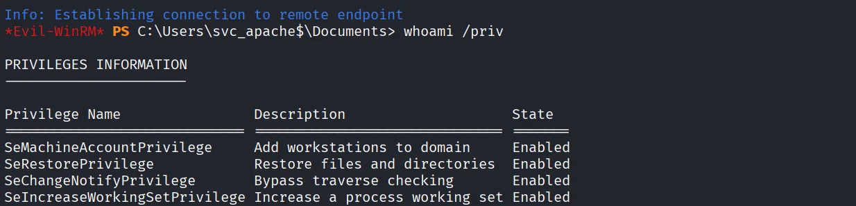 Heist walkthrough, Nmap output, screenshot 11