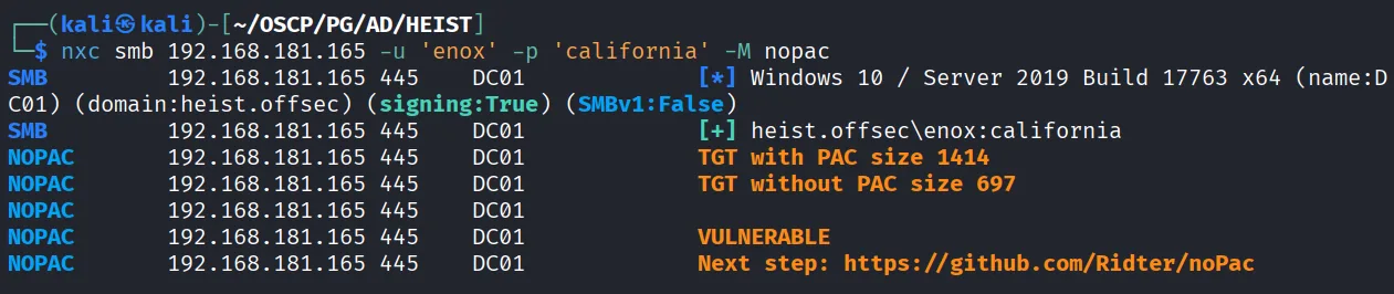 Heist walkthrough, Nmap output, screenshot 5