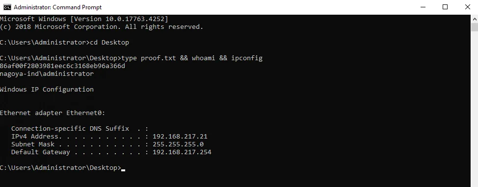 Nagoya walkthrough, Got reverse shell as svc_mssql user, screenshot 25