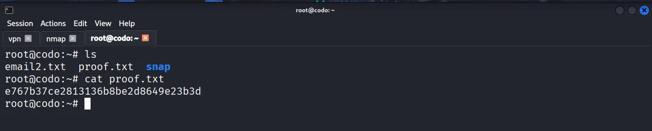 Codo walkthrough, Got reverse shell using the shell.php, screenshot 15