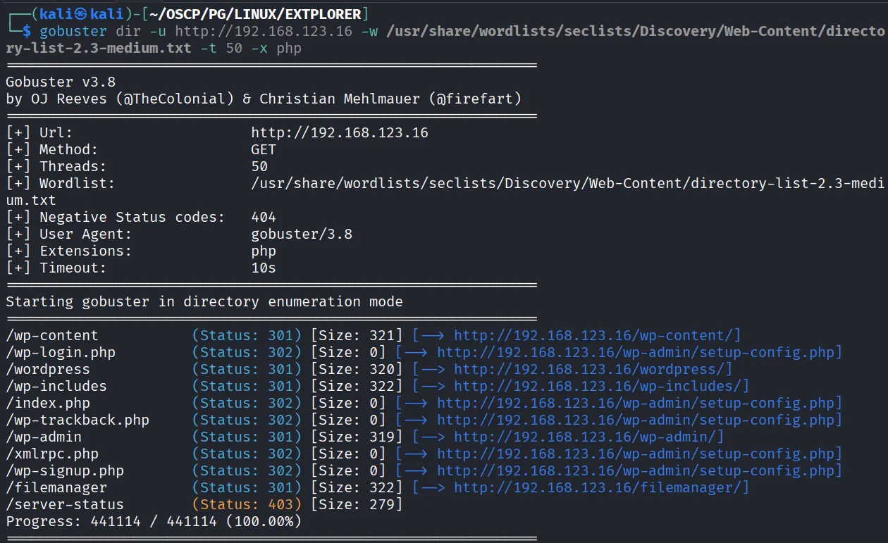 Extplorer walkthrough, Got root, screenshot 2