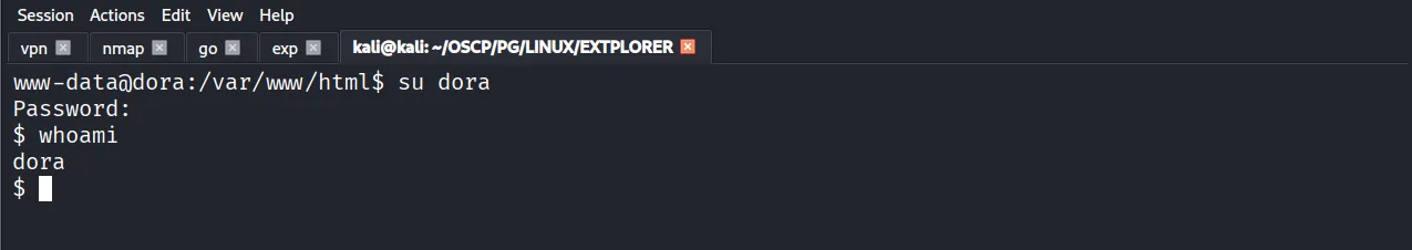 Extplorer walkthrough, Got root, screenshot 12