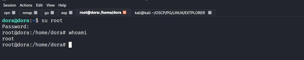 Extplorer walkthrough, Got root, screenshot 20