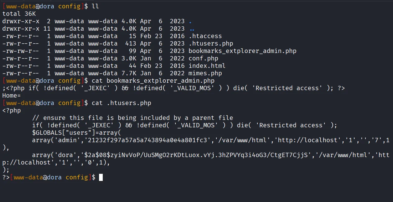 Extplorer walkthrough, Got root, screenshot 10