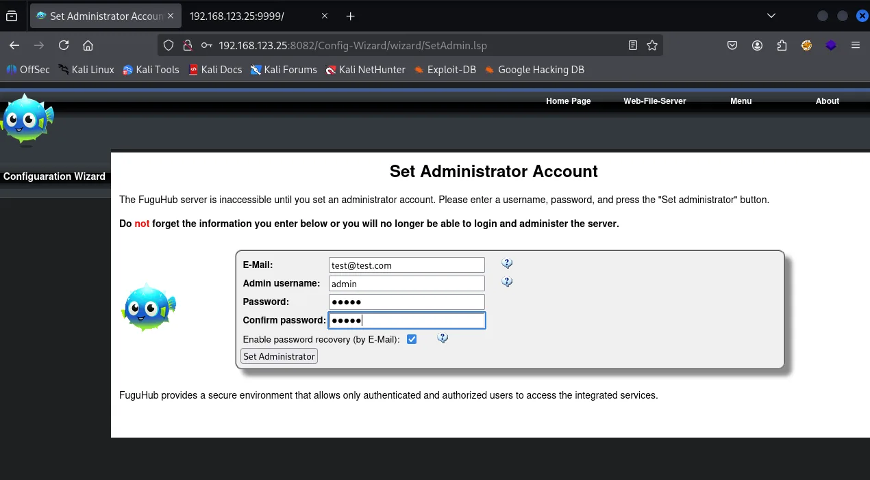 HUB walkthrough, Nmap output, screenshot 3