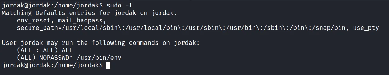 Jordak walkthrough, Got reverse shell using busybox nc, screenshot 6