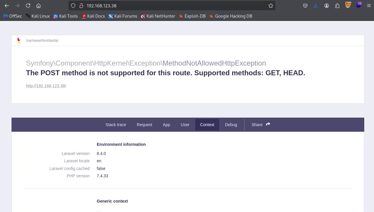 Lavita walkthrough, Got reverse shell as skunk user, screenshot 5