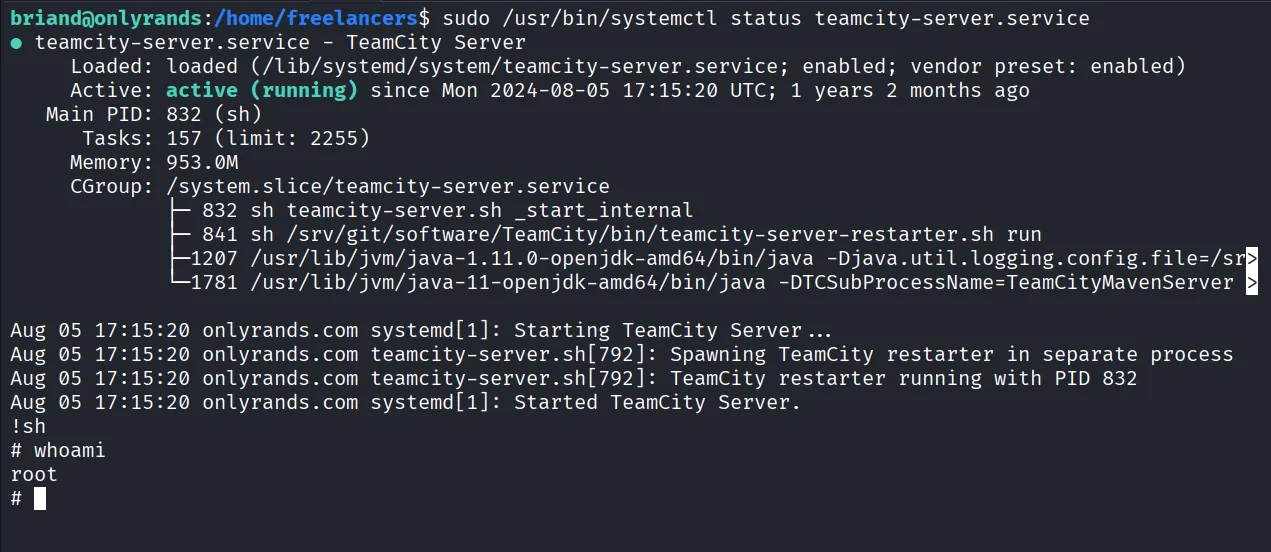 SCRUTINY walkthrough, Got root, screenshot 14
