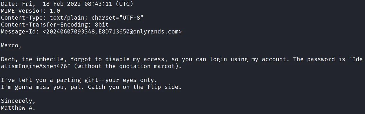 SCRUTINY walkthrough, Got root, screenshot 9