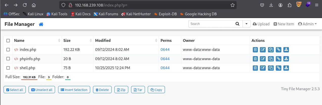 SPX walkthrough, Got root, screenshot 12