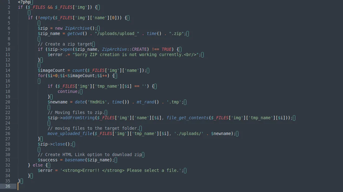 Zipper walkthrough, Nmap output, screenshot 3