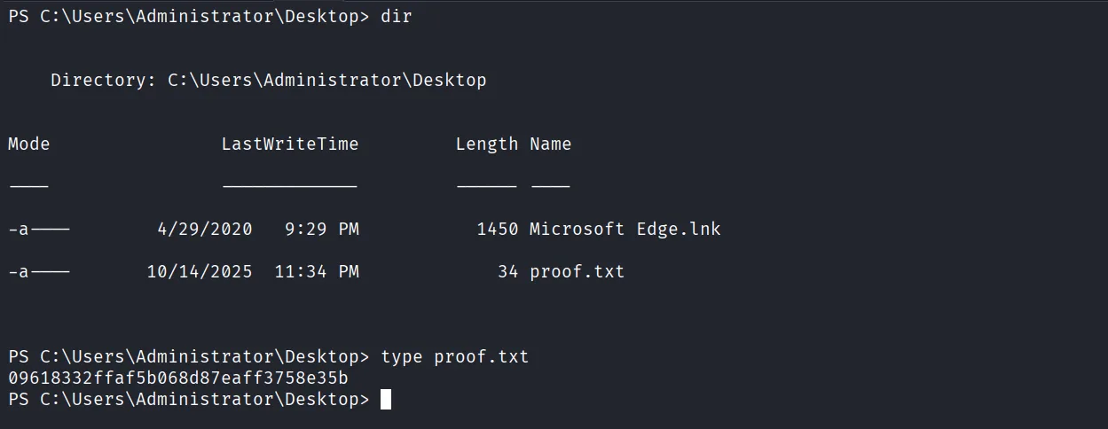 Algernon walkthrough, Nmap output, screenshot 4
