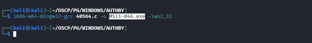 Authby walkthrough, Got reverse shell using nc, screenshot 12