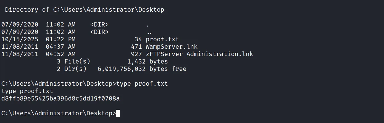 Authby walkthrough, Got reverse shell using nc, screenshot 14