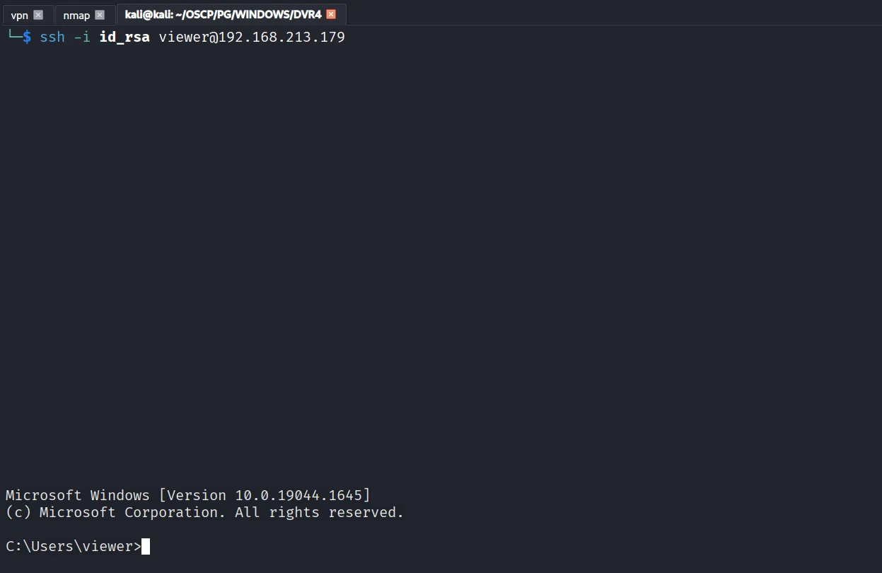DVR4 walkthrough, Got shell as administrator, screenshot 6