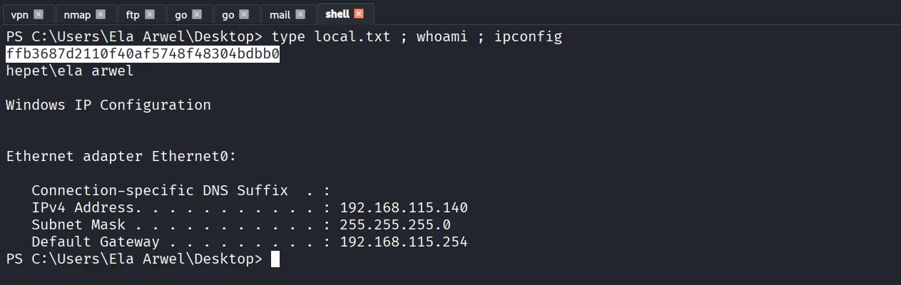 Hepet walkthrough, Got NT, screenshot 10