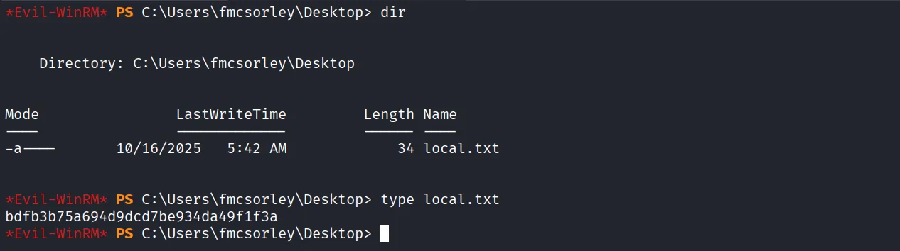 HUTCH walkthrough, Nmap output, screenshot 7