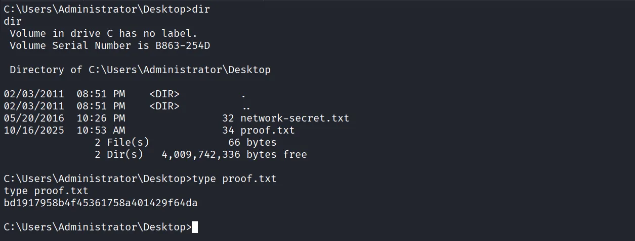 Internal walkthrough, Got reverse shell, screenshot 5