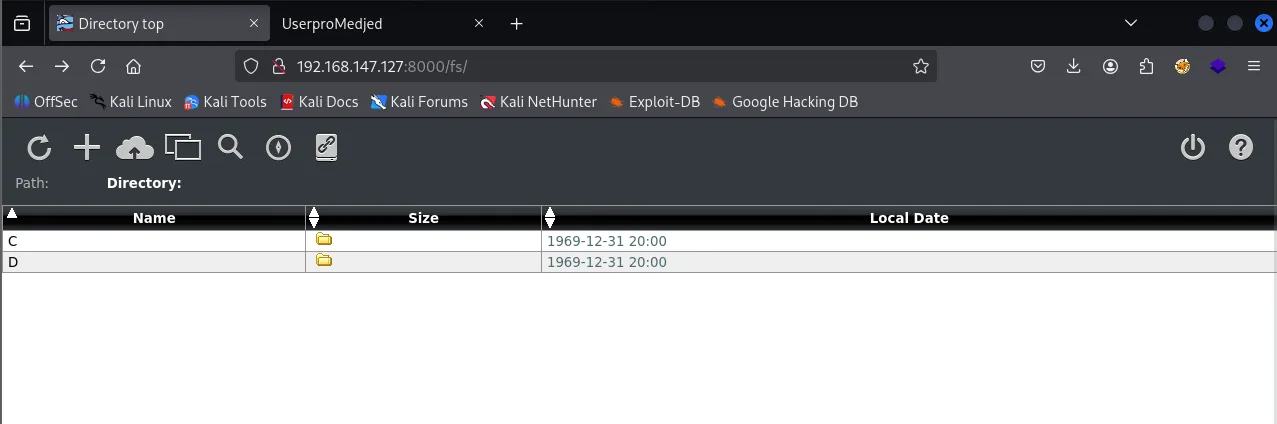 Medjed walkthrough, Got reverse shell as NT, screenshot 3