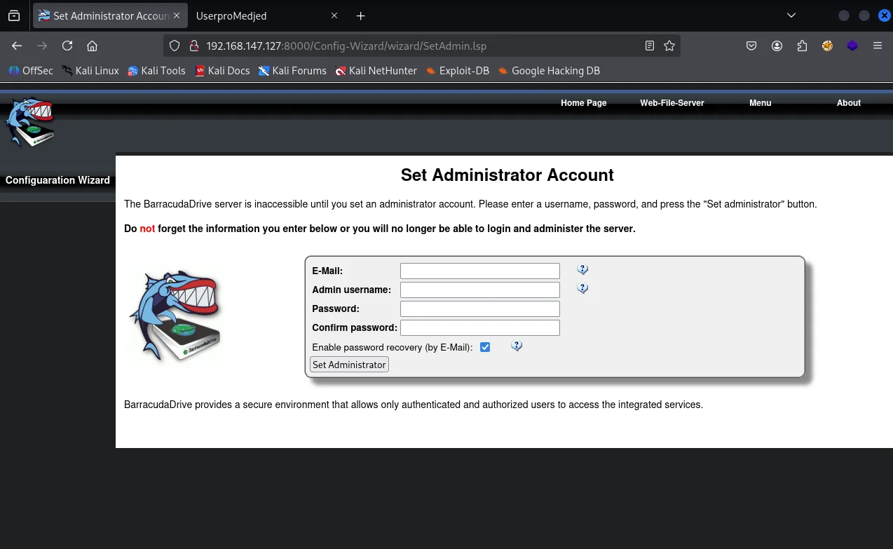 Medjed walkthrough, Got reverse shell as NT, screenshot 1