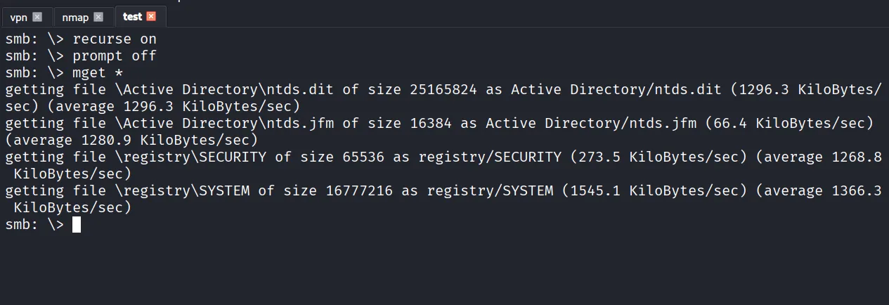 Resourced walkthrough, Nmap output, screenshot 11