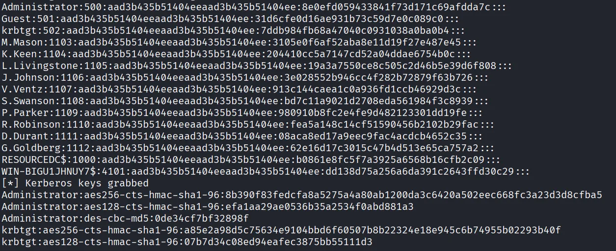 Resourced walkthrough, Nmap output, screenshot 5