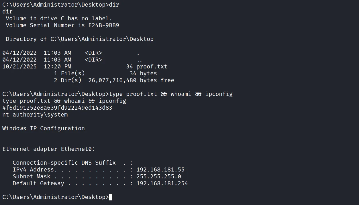 Shenzi walkthrough, Nmap output, screenshot 16