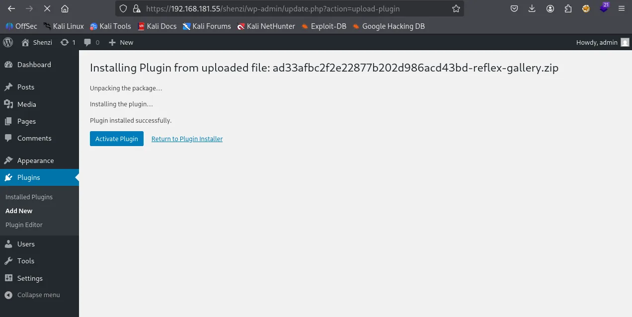 Shenzi walkthrough, Nmap output, screenshot 8