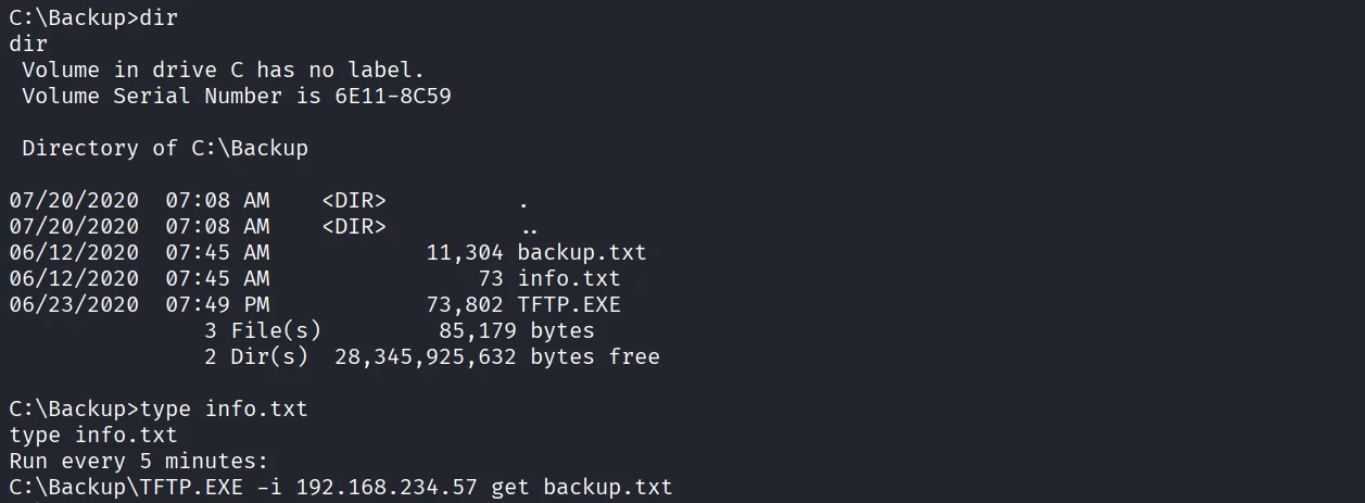 Slort walkthrough, Got reverse shell as administrator, screenshot 12