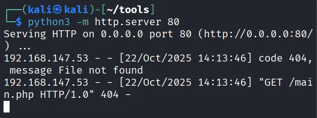 Slort walkthrough, Got reverse shell as administrator, screenshot 5